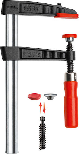 Bessey TG25S10 Σφιγκτήρας Τύπου "F" με Μέγιστο Άνοιγμα 250mm
