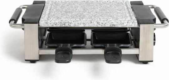 Livoo Tischplatte Elektrogrill Raclette Glatte Platte 650W mit einstellbarem Thermostat 35cmx19.5cmcm