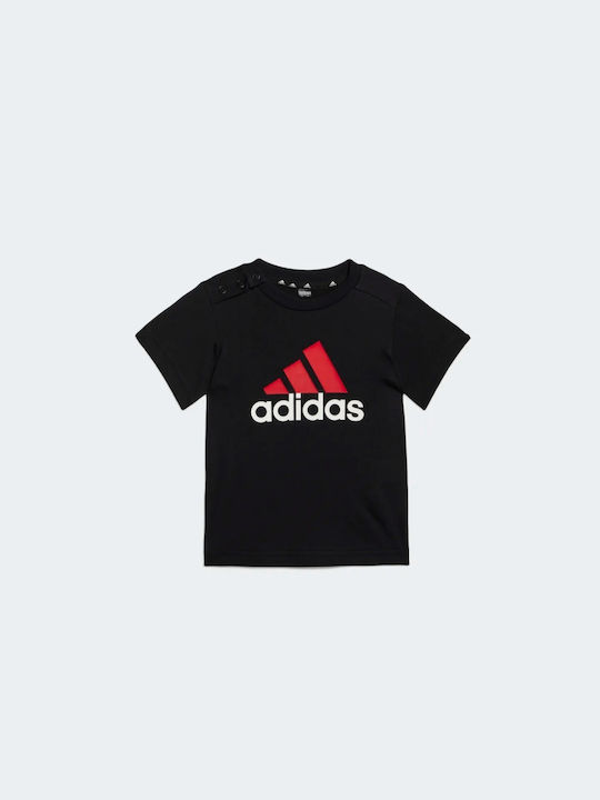 Adidas Παιδικό Σετ με Σορτς Καλοκαιρινό 2τμχ Μαύρο
