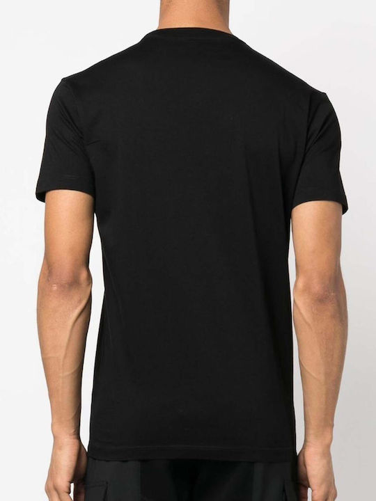 Dsquared2 T-shirt Bărbătesc cu Mânecă Scurtă Negru