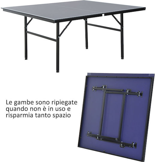 HomCom Folding Ping Pong Table Indoor