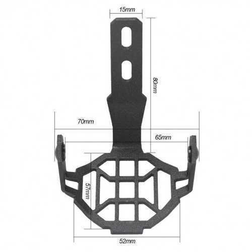 Puig Motorcycle Headlight Protector BMW R1250 GS Black