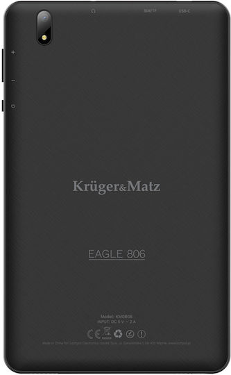 Kruger & Matz Eagle 806 4G 8" Tablet (3GB/32GB) Μαύρο