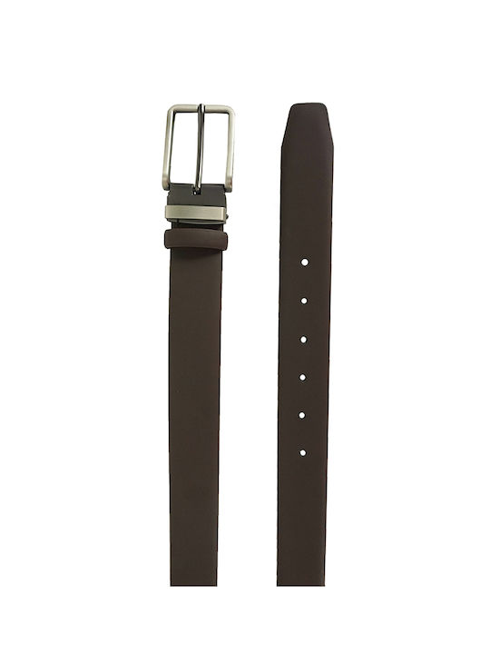 Bergman Men's Leather Belt Brown (SH3510/22N) (Leather)