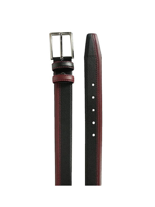 Cnd Men's Belt Black/Bordeaux