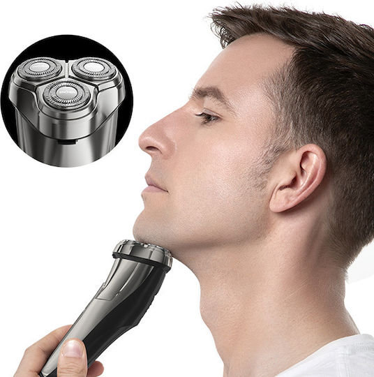 Enchen 3S Electric Shaver Grey Περιστρεφόμενη Ξυριστική Μηχανή Προσώπου Επαναφορτιζόμενη