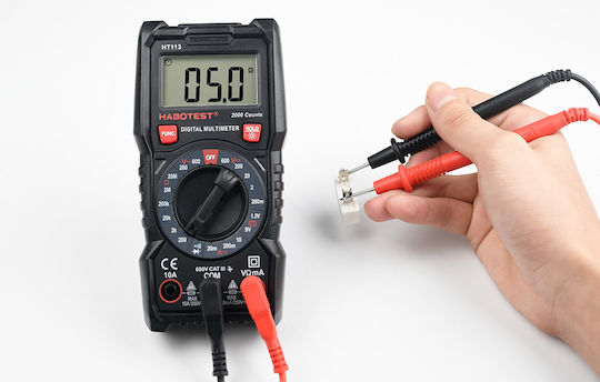 Habotest Digitales Multimeter mit AC / DC / Widerstandsmessung HT113