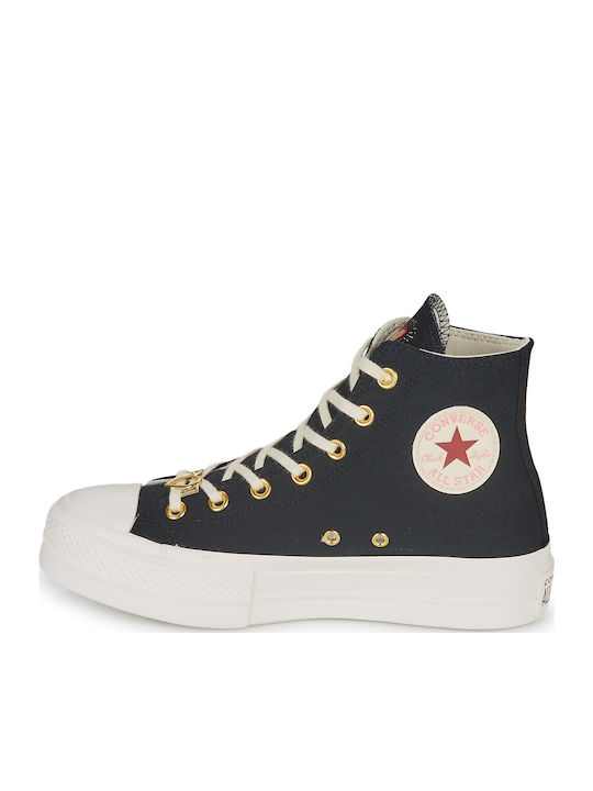 Chuck Taylor All Star Lift Tip Botine Negre