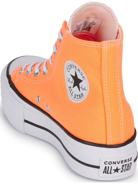 Chuck Taylor All Star Lift Tip Botine Portocalii