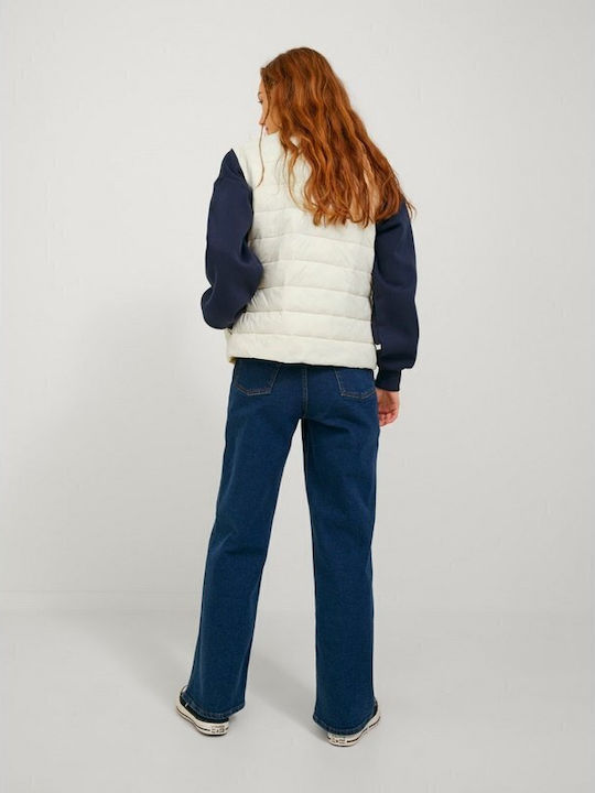 Jack & Jones Women's Short Puffer Jacket for Winter Seedpearl
