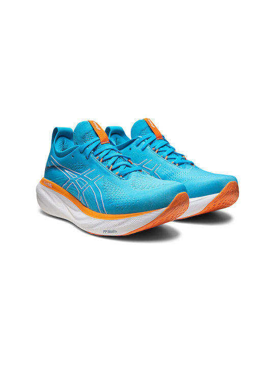 Gel-Nimbus 25 Sport Shoes Running Island Blue / Sun Peach