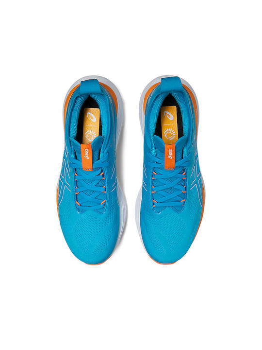Gel-Nimbus 25 Sport Shoes Running Island Blue / Sun Peach