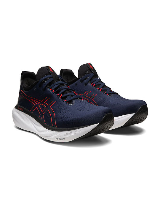 Gel-Nimbus 25 Sport Shoes Running Midnight / Electric Red