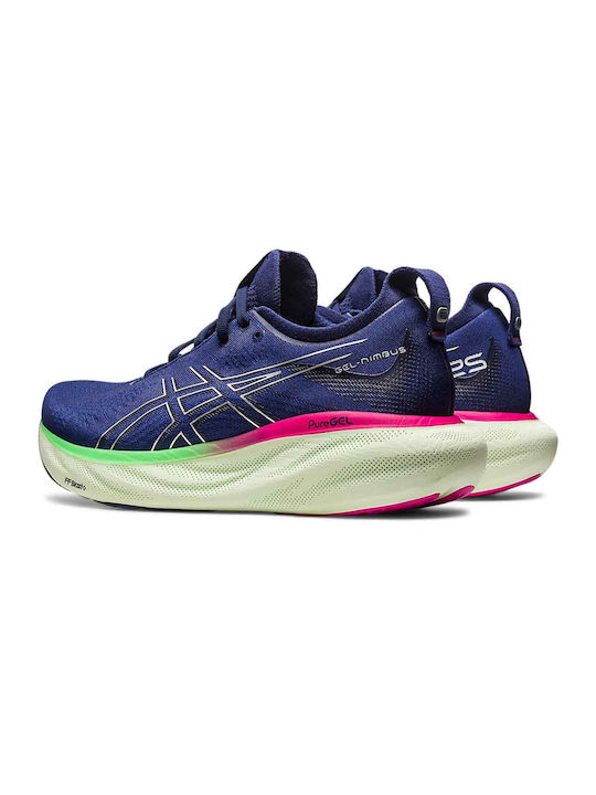Gel-Nimbus 25 Damen Sportschuhe Laufen Indigo Blue / Pure Silver