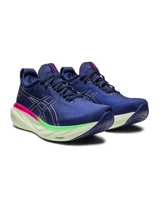 Gel-Nimbus 25 Damen Sportschuhe Laufen Indigo Blue / Pure Silver
