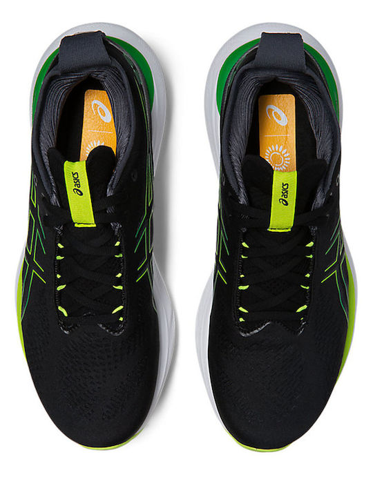 Gel-Nimbus 25 Sport Shoes Running Black / Lime Zest