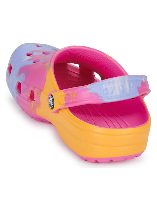 Crocs Γυναικεία Σαμπό Ροζ