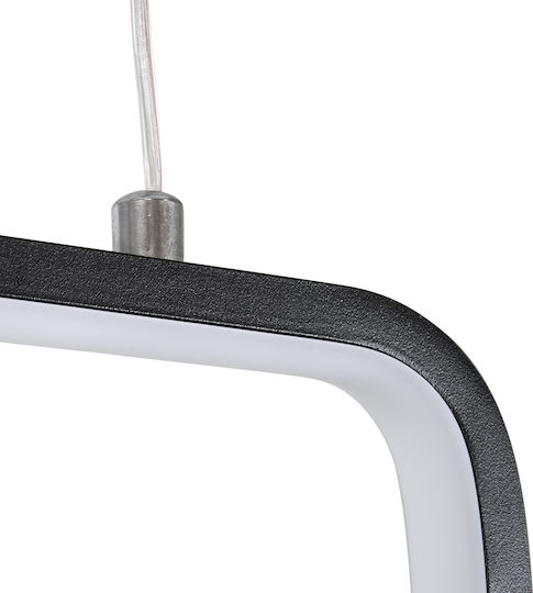 GloboStar Neroba Ceiling Light Black LED with Adjustable White Light 29x36x36cm