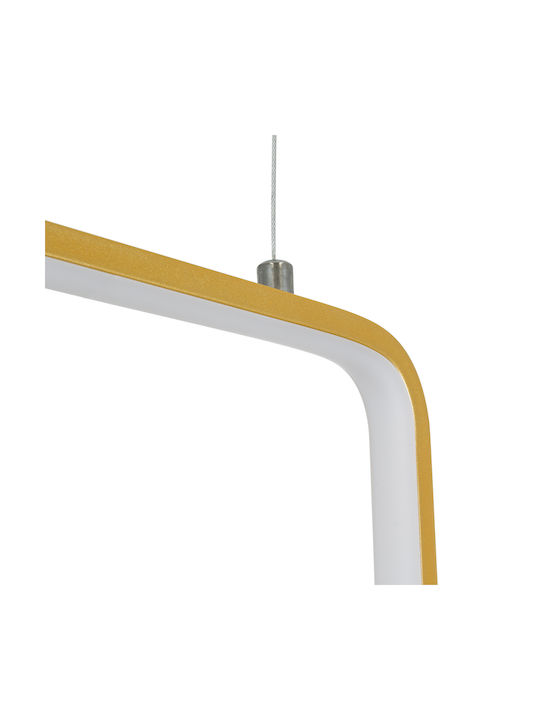 GloboStar Neroba Pendant Light Gold 29x36cm