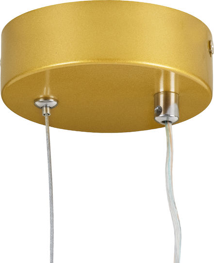 GloboStar Deroba Deckenleuchte Gold LED mit Verstellbarem Weißlicht 16x25.5x25.5cm