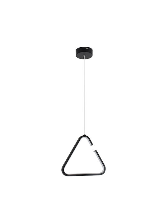GloboStar Ceroba Lumini Suspendate Negru LED cu Lumină Bianco Reglabilă 22x22x22cm