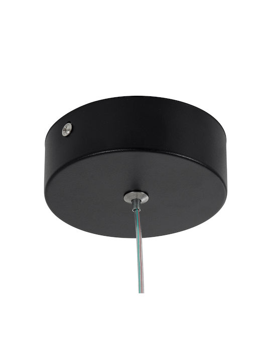 GloboStar Ceroba Lumini Suspendate Negru LED cu Lumină Bianco Reglabilă 22x22x22cm