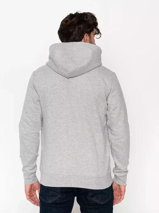 Fila Men's Sweatshirt Jacket with Hood Gray