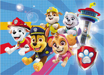 Puzzle pentru Copii Paw Patrol - Περιπολία Κουταβιών pentru 5++ Ani 60buc Dodo