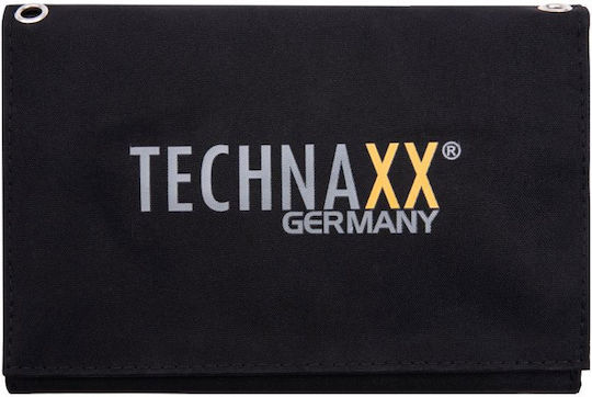 Technaxx TX-207 Foldable Solar Panel Charger 21W with USB Output for Portable Devices