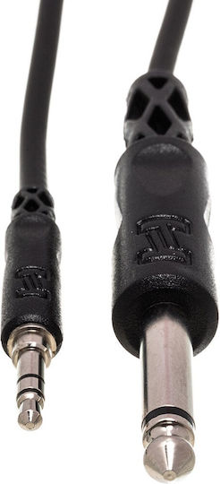 Hosa Cable 6.3mm male - 3.5mm male 1.52m (CMP-105)