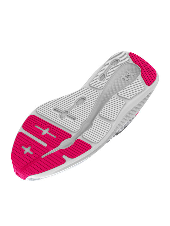 UA GS G Charged Pursuit 3 Kids Sports Shoes Running with Laces Gray