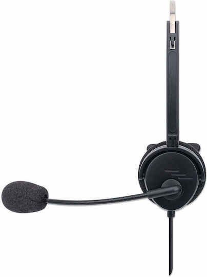 Manhattan Mono On Ear Multimedia Ακουστικά με μικροφωνο και σύνδεση USB-A 179867