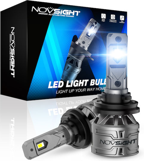 NovSight Lamps Car H11 13000lm LED 6500K Cold White 12-24V 30W 2pcs