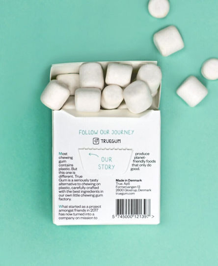 True Gum Τσίχλες White με Γεύση Peppermint Χωρίς Προσθήκη Ζάχαρης 21gr