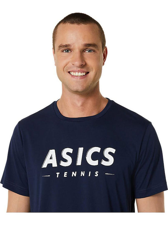 ASICS 2041A259-400 Men's Blue Tennis Shirt