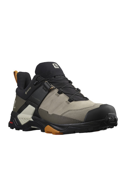 Salomon X Ultra 4 Ανδρικά Ορειβατικά Παπούτσια Αδιάβροχα με Μεμβράνη Gore-Tex Γκρι