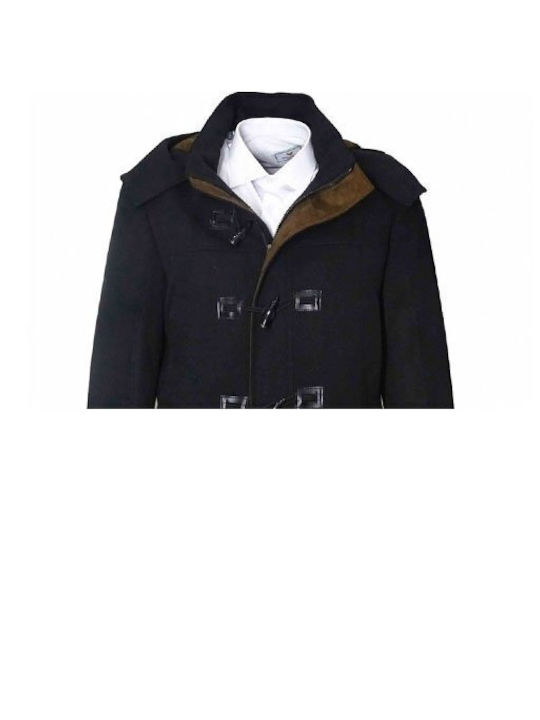 North Star Coat Montgomery mit abnehmbarer Kapuze Zusammensetzung Terrylon 88%- Rayon 10%- Spandex 2% schwarz *