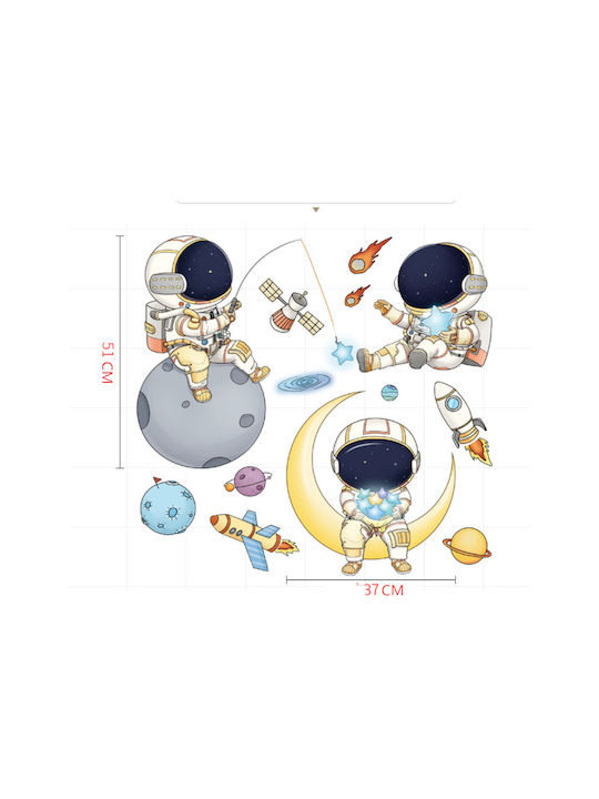 Kinder Wandsticker Wand Astronauten