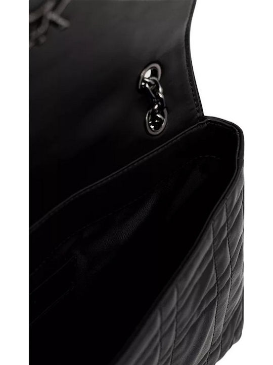 Re-Lock Quilt Damen Schultertasche Schwarz