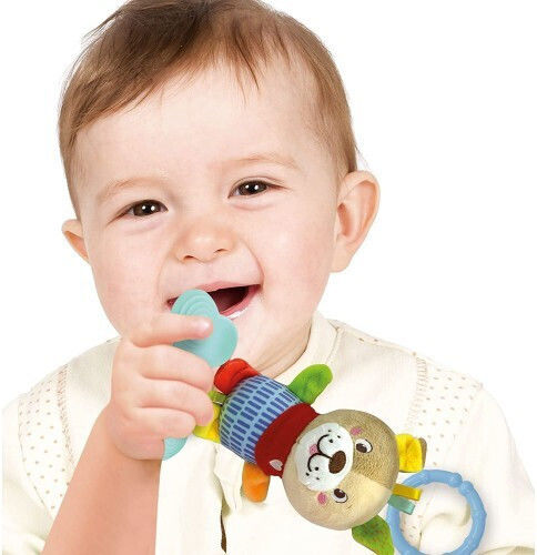 Baby Clementoni Jucărie De Dentiție Baby Soft Câine Pentru Nou-Născuți