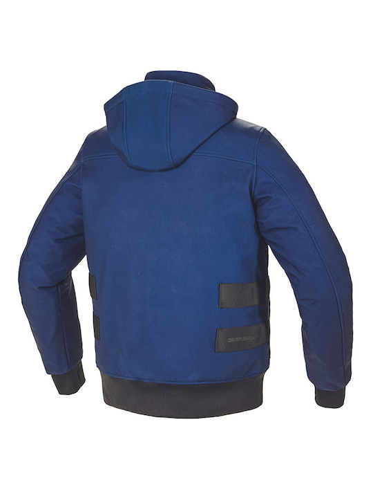 Spidi Metromover Winter Herren Motorradjacke Wasserdicht Blau