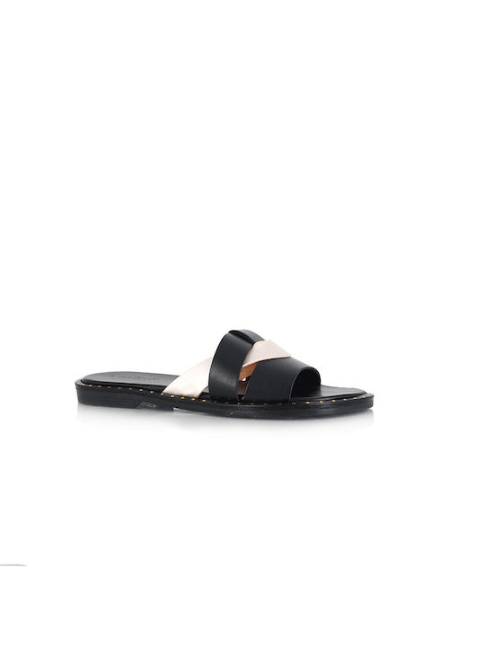 Women's Sandal with Greek Made Black Pearl Sandal