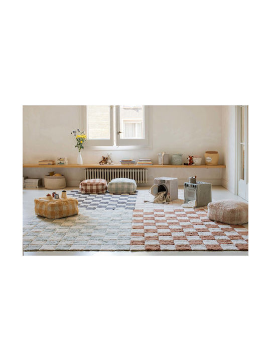 Lorena Canals Kids Synthetic Rug Kitchen Tiles 120x160cm Blue Sage