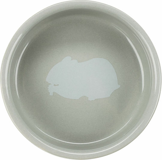 Trixie Ceramic Bowl Купа за храна за Хамстър 80мл Сиво