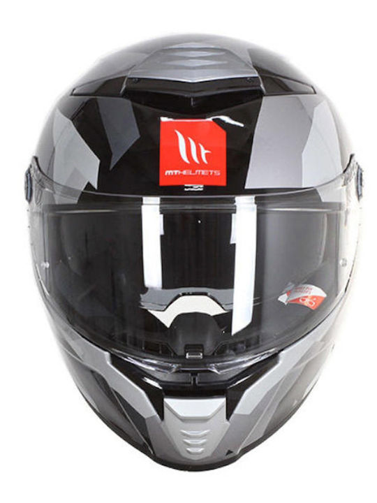 MT Thunder 4 SV Fade B2 Grey Gloss Κράνος Μηχανής Full Face DOT / ECE 22.06 1500gr