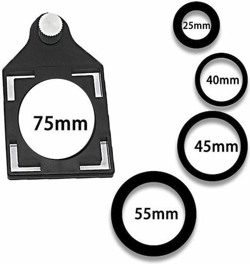 000.230.8095 Aluminum Folding Ruler Angled