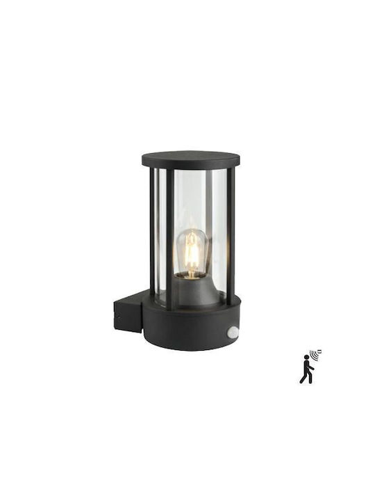 Viokef Aspen Wall-Mounted Outdoor Lantern IP44 E27 Black