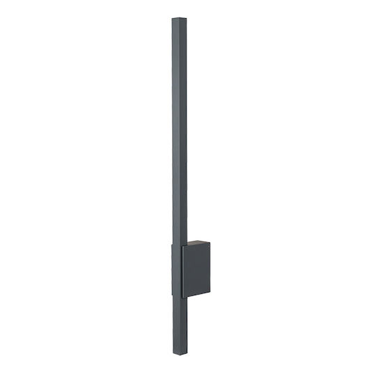 Zambelis Lights Επιτοίχιο Γραμμικό Φωτιστικό LED IP65 12W με Θερμό Λευκό Φως 9.5x4.5x80εκ.