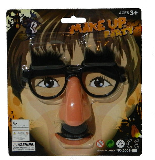 Karneval Brillen für Halloween aus Kunststoff 1Stück