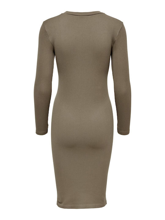 Only Mini Dress Khaki